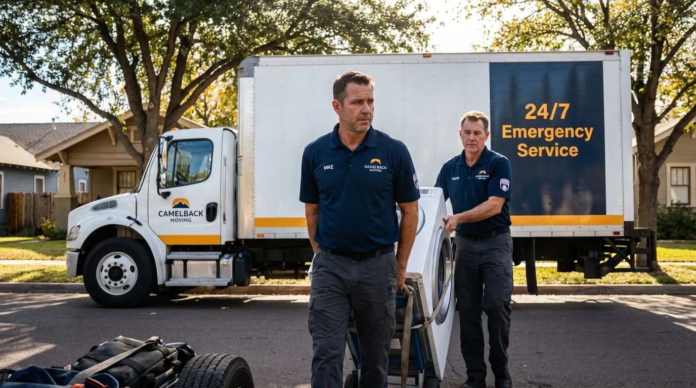 CamelBack Moving crew loading furniture in Colorado City, CO